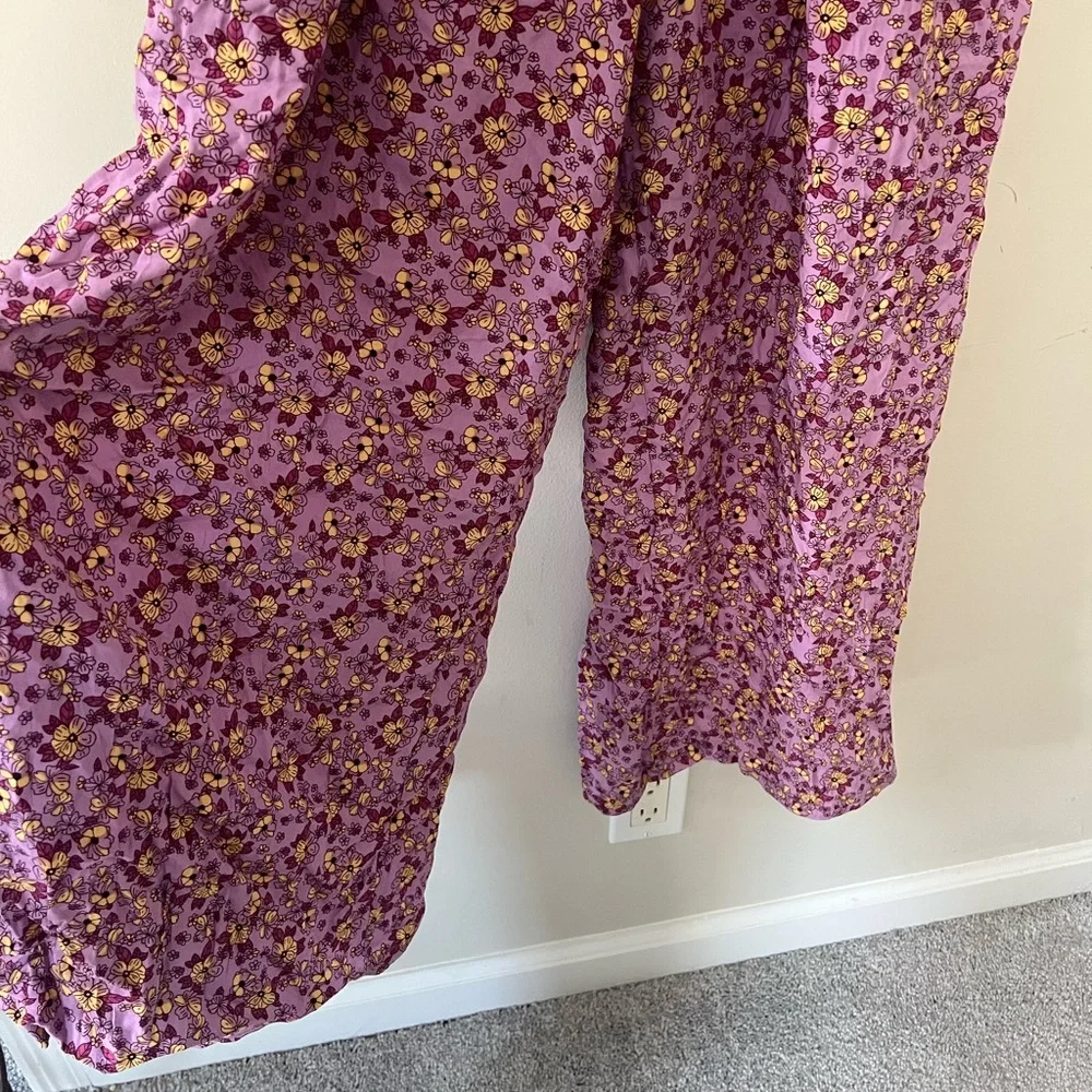 Dokotoo Bohemian Floral Pink Jumpsuit Romper - Picture 7 of 8